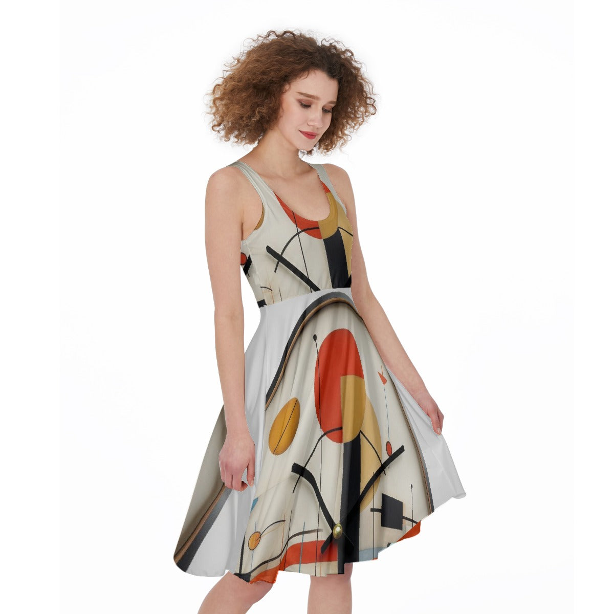 All-Over Print Women's Sleeveless Dress