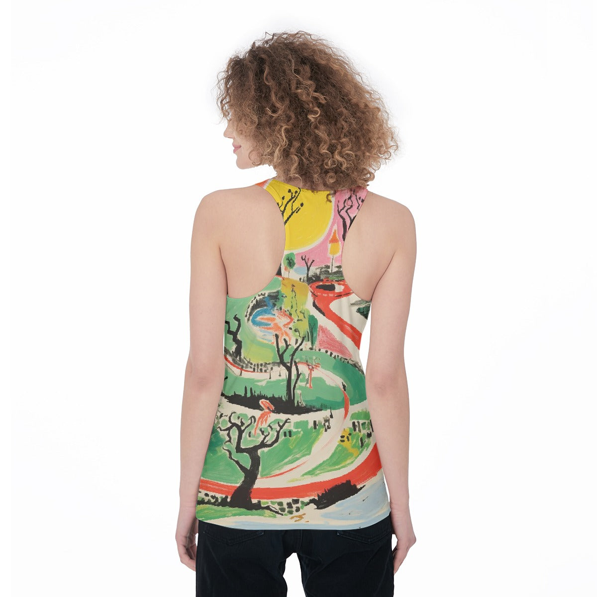 All-Over Print Women's Racerback Tank Top