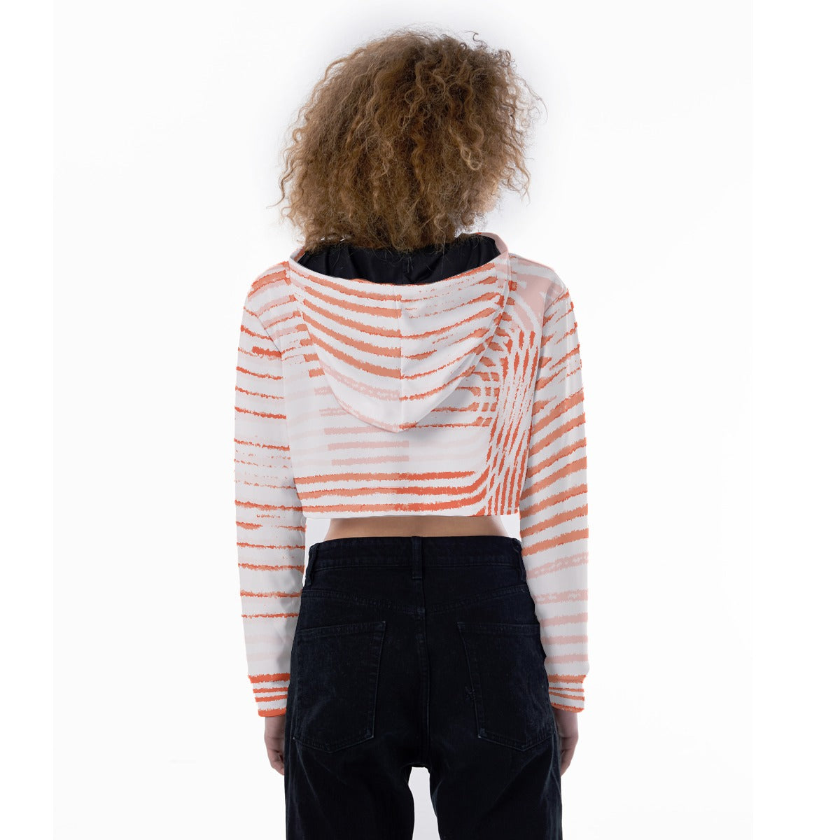 All-Over Print Women's Crop Top Hoodie