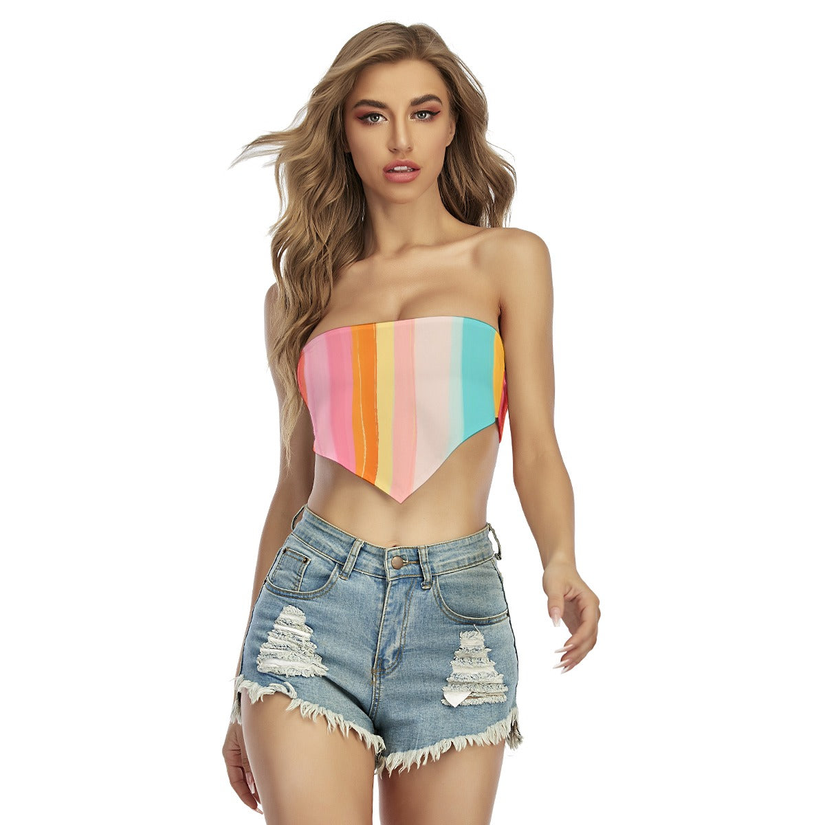 All-Over Print Women's Triangle Tube Top
