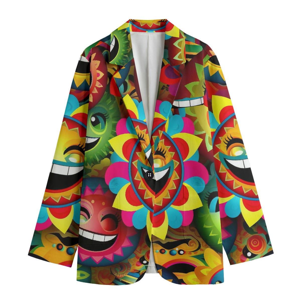 All-Over Print Women's Leisure Blazer