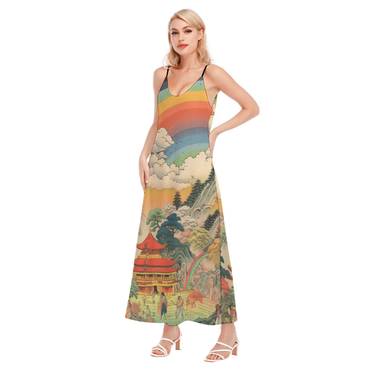 All-Over Print Women's Sling Dress