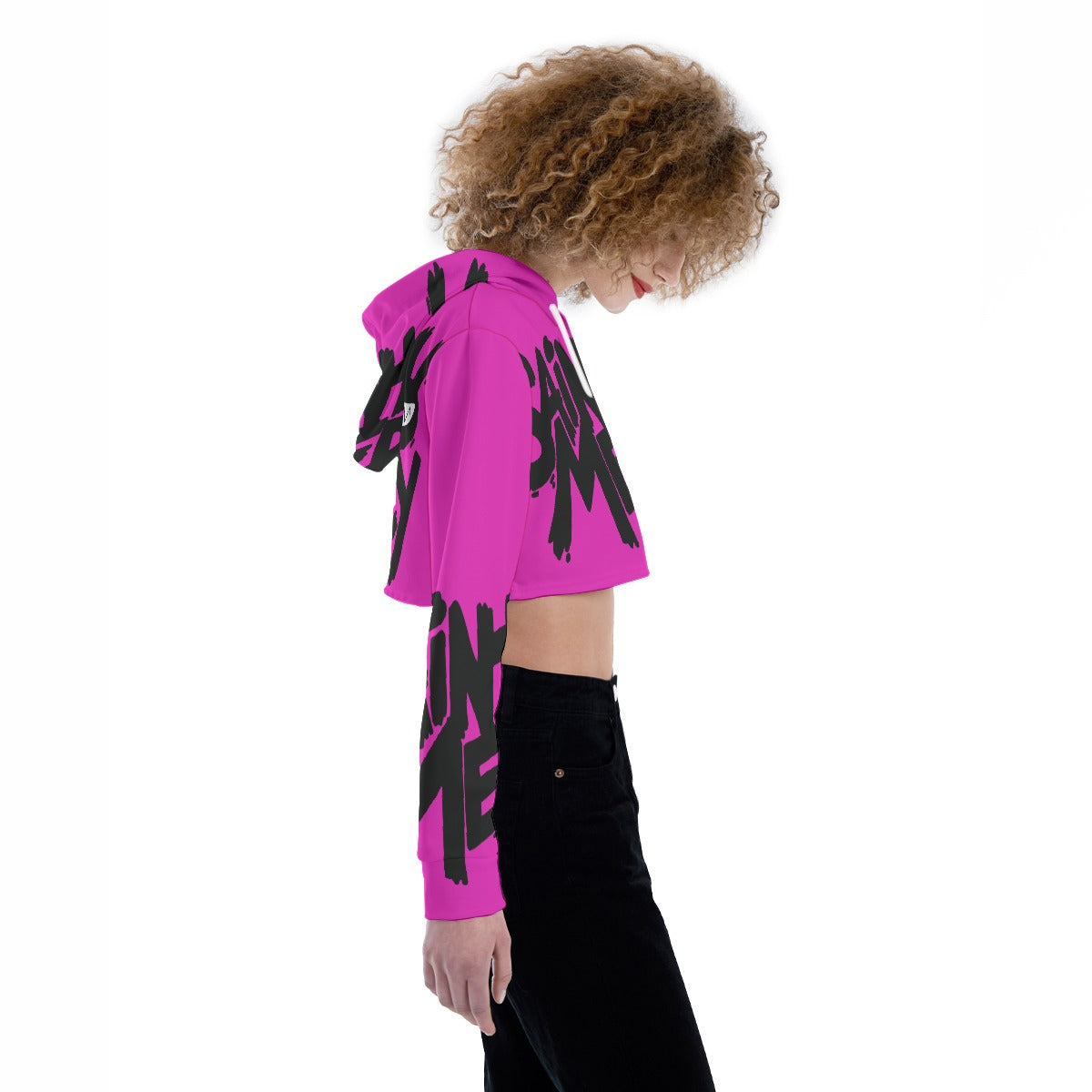 All-Over Print Women's Crop Top Hoodie