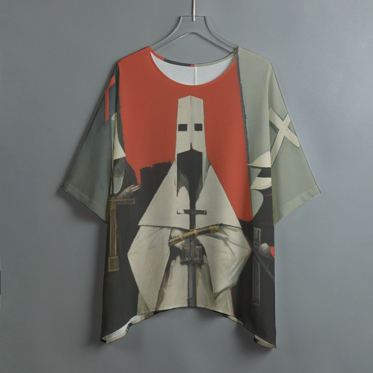 All-Over Print Women's Bat Sleeve Shirt