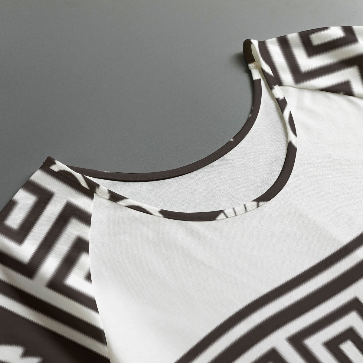 All-Over Print Women's Round Neck T-shirt With Raglan Sleeve