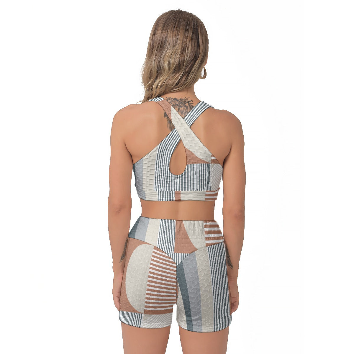 All-Over Print Women's Sports Bra Suit