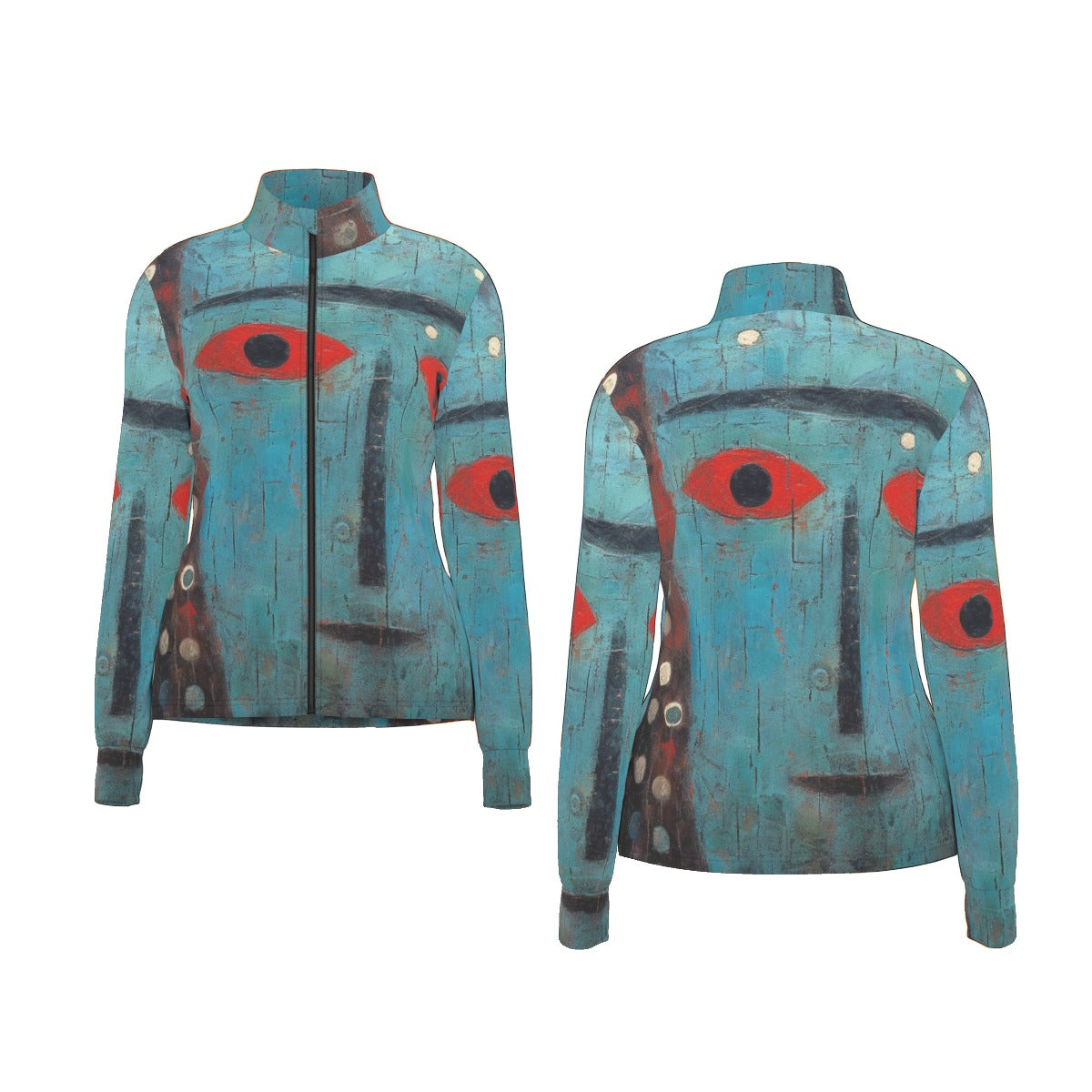 All-Over Print Women's Long Sleeve Thumbhole Jacket