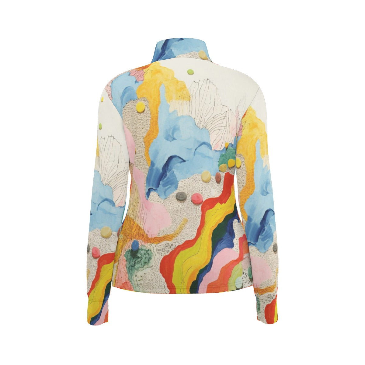 All-Over Print Women's Long Sleeve Thumbhole Jacket