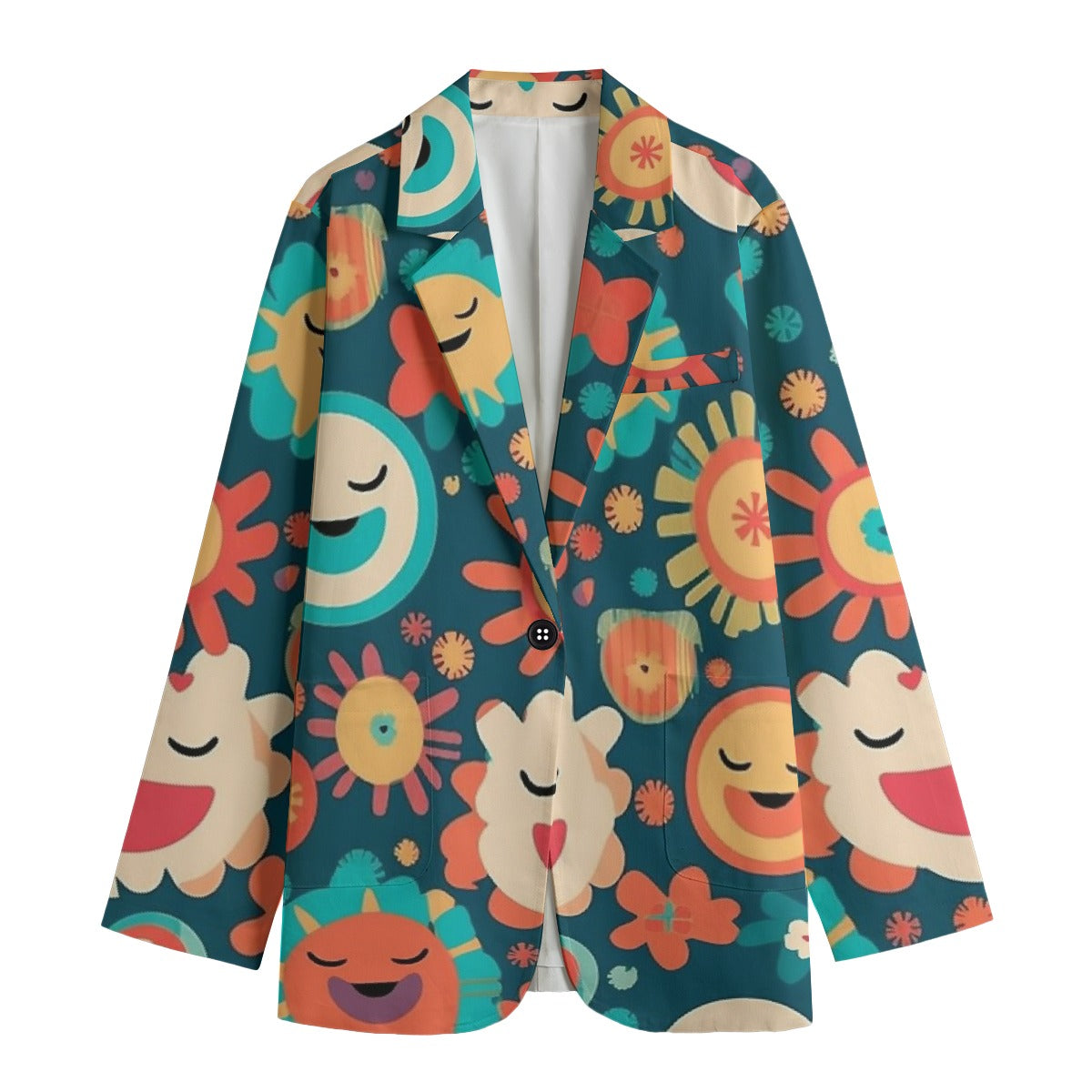All-Over Print Women's Leisure Blazer