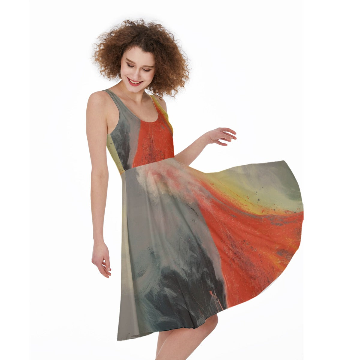 All-Over Print Women's Sleeveless Dress