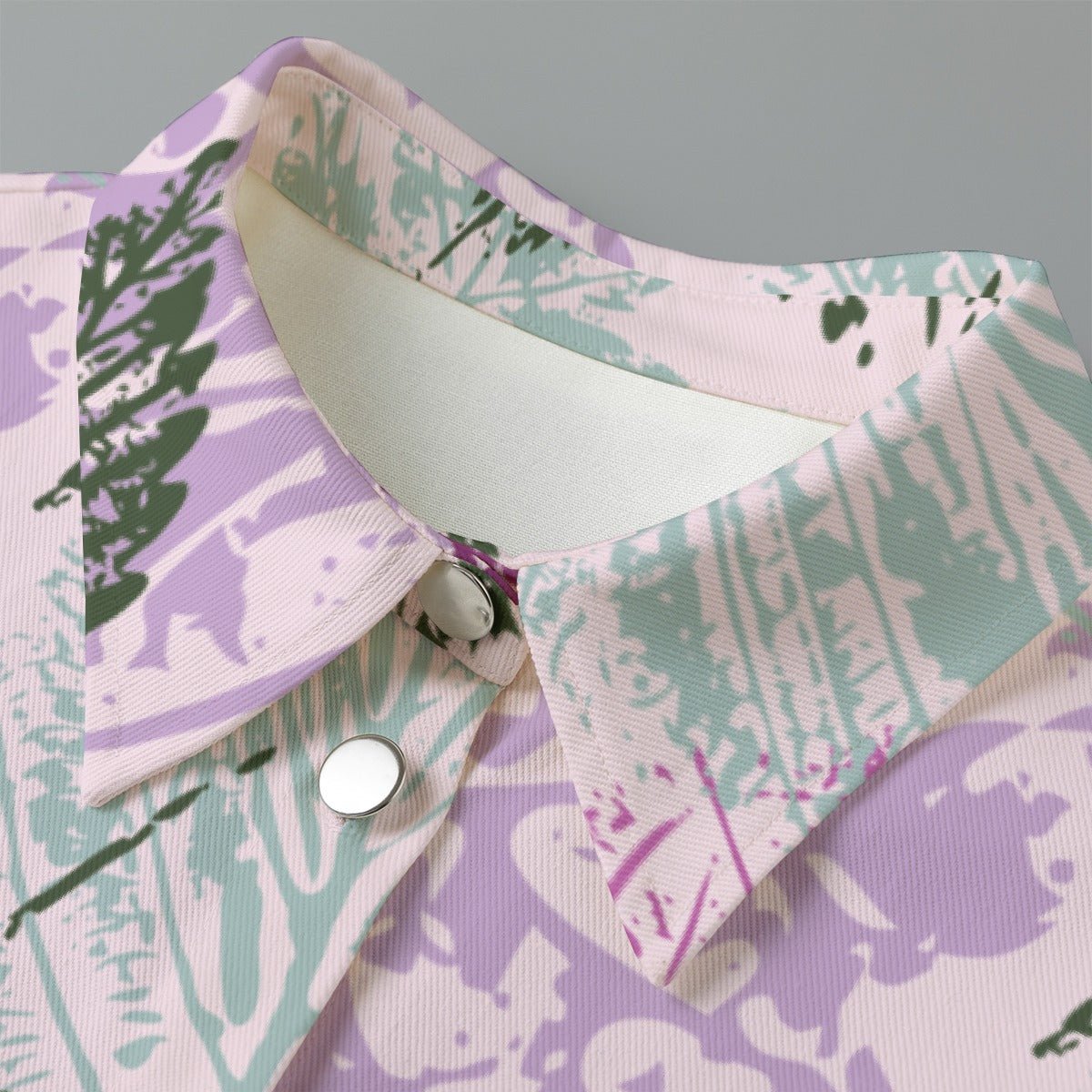 All-Over Print Women's Cropped Jacket | 245GSM Cotton