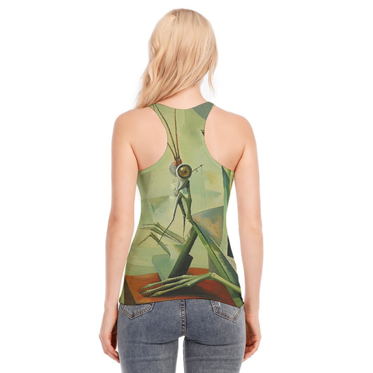 All-Over Print Women's Racer Vest | 190GSM Cotton