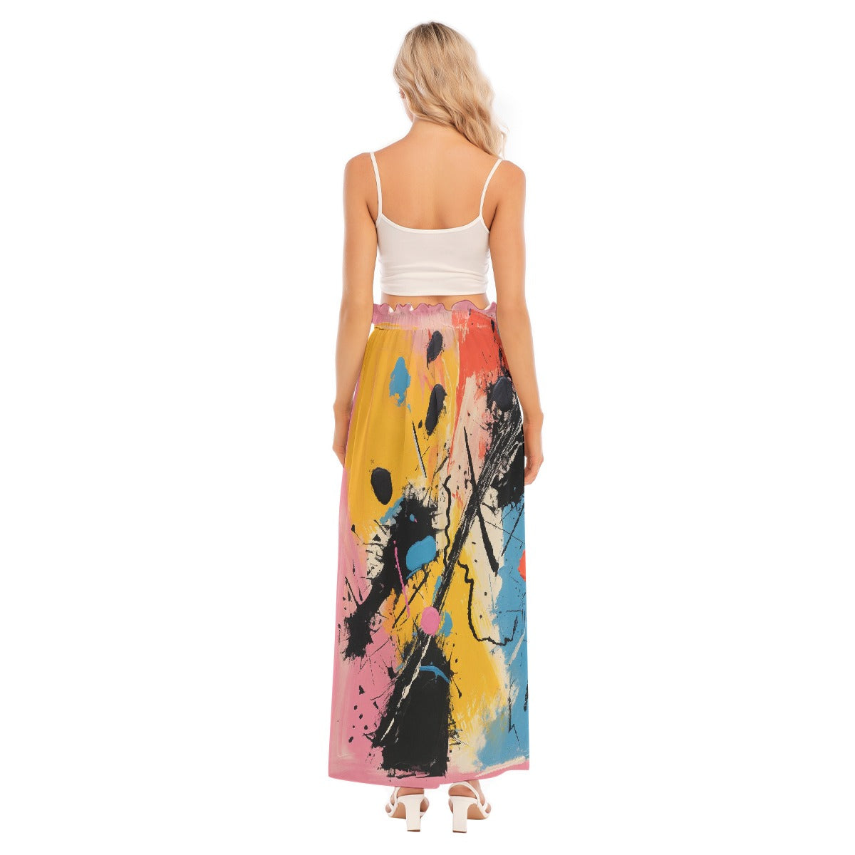 All-Over Print Women's Side Split Skirt