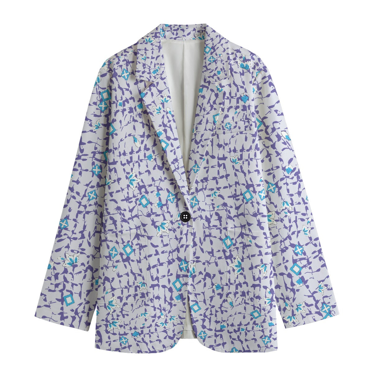 All-Over Print Women's Leisure Blazer