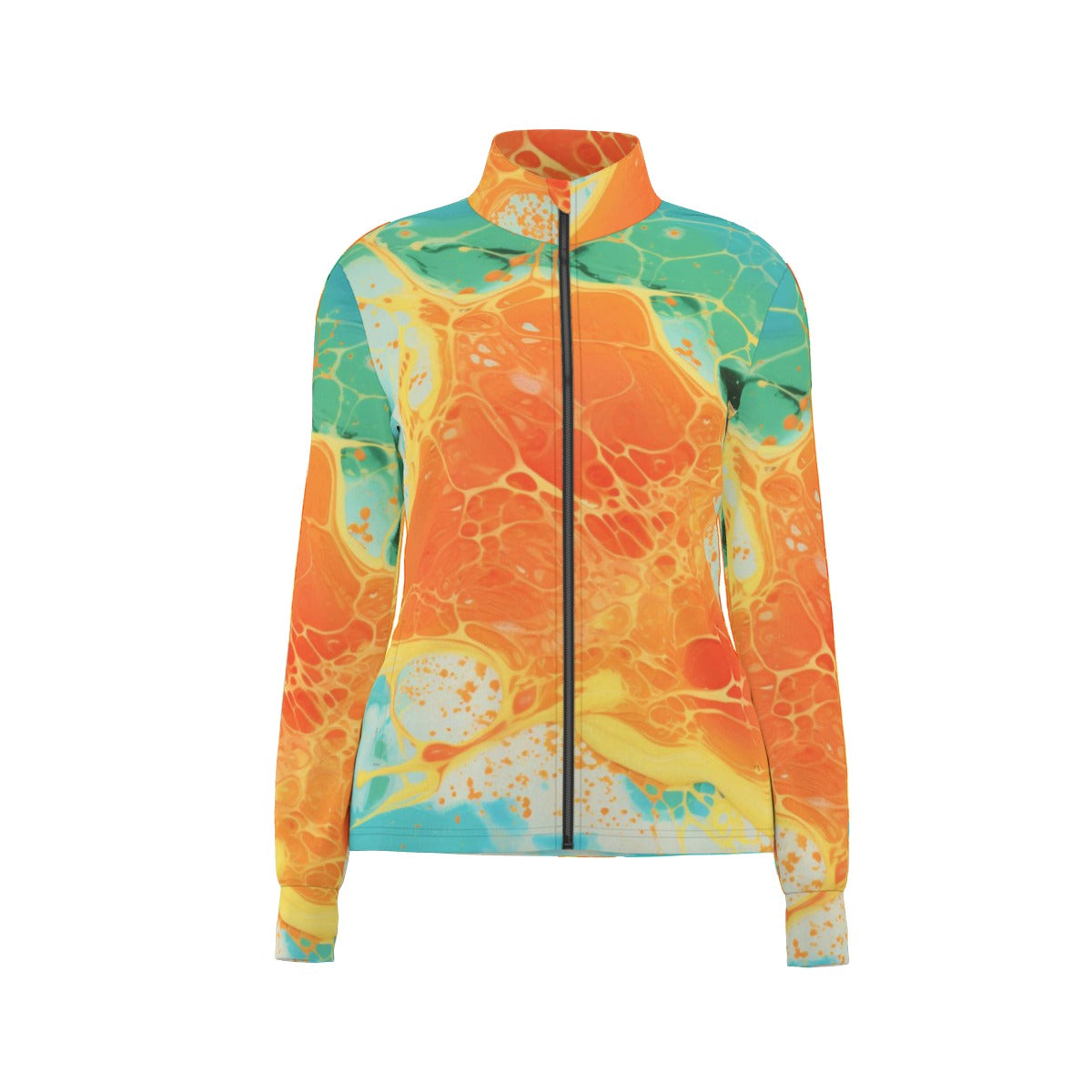 All-Over Print Women's Long Sleeve Thumbhole Jacket