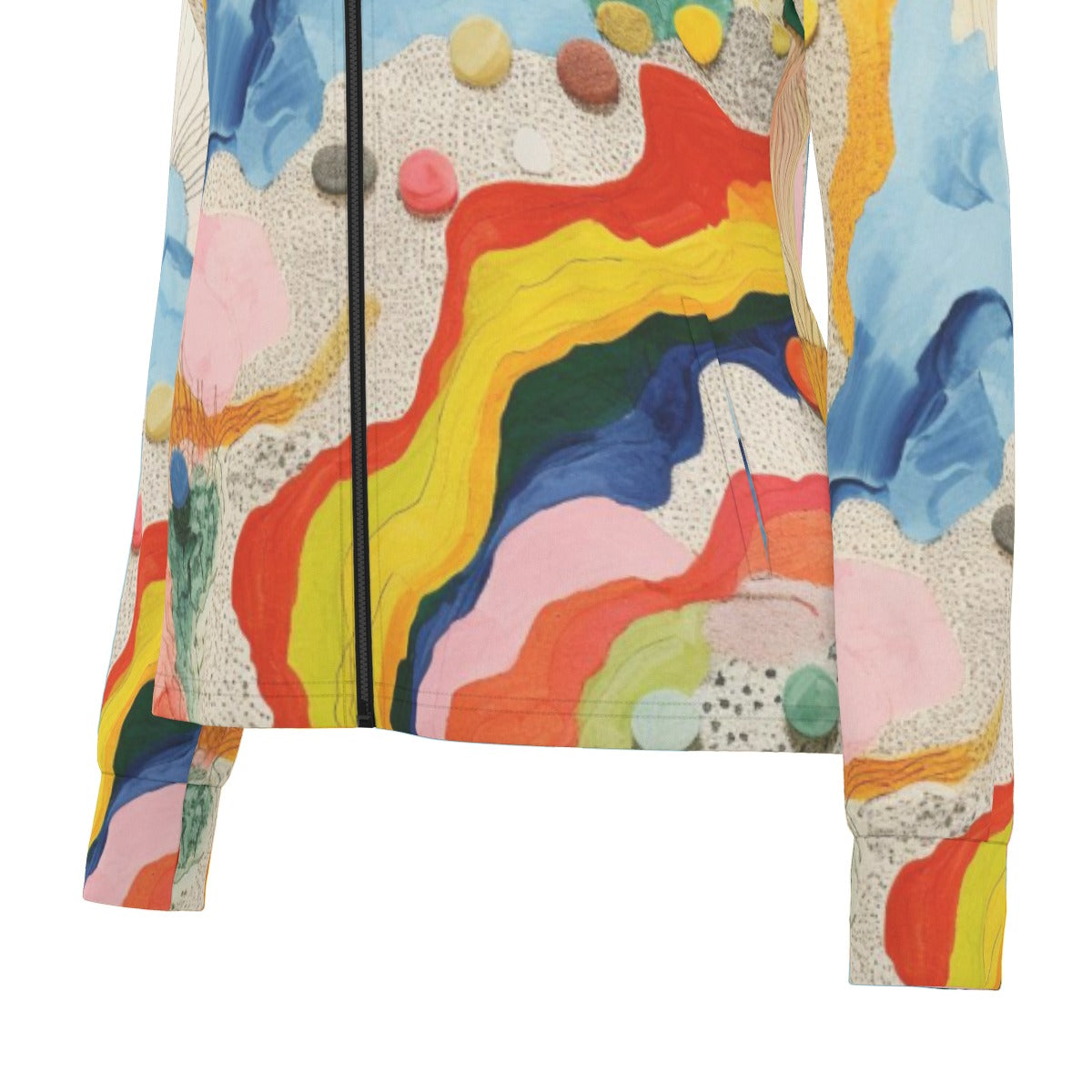 All-Over Print Women's Long Sleeve Thumbhole Jacket