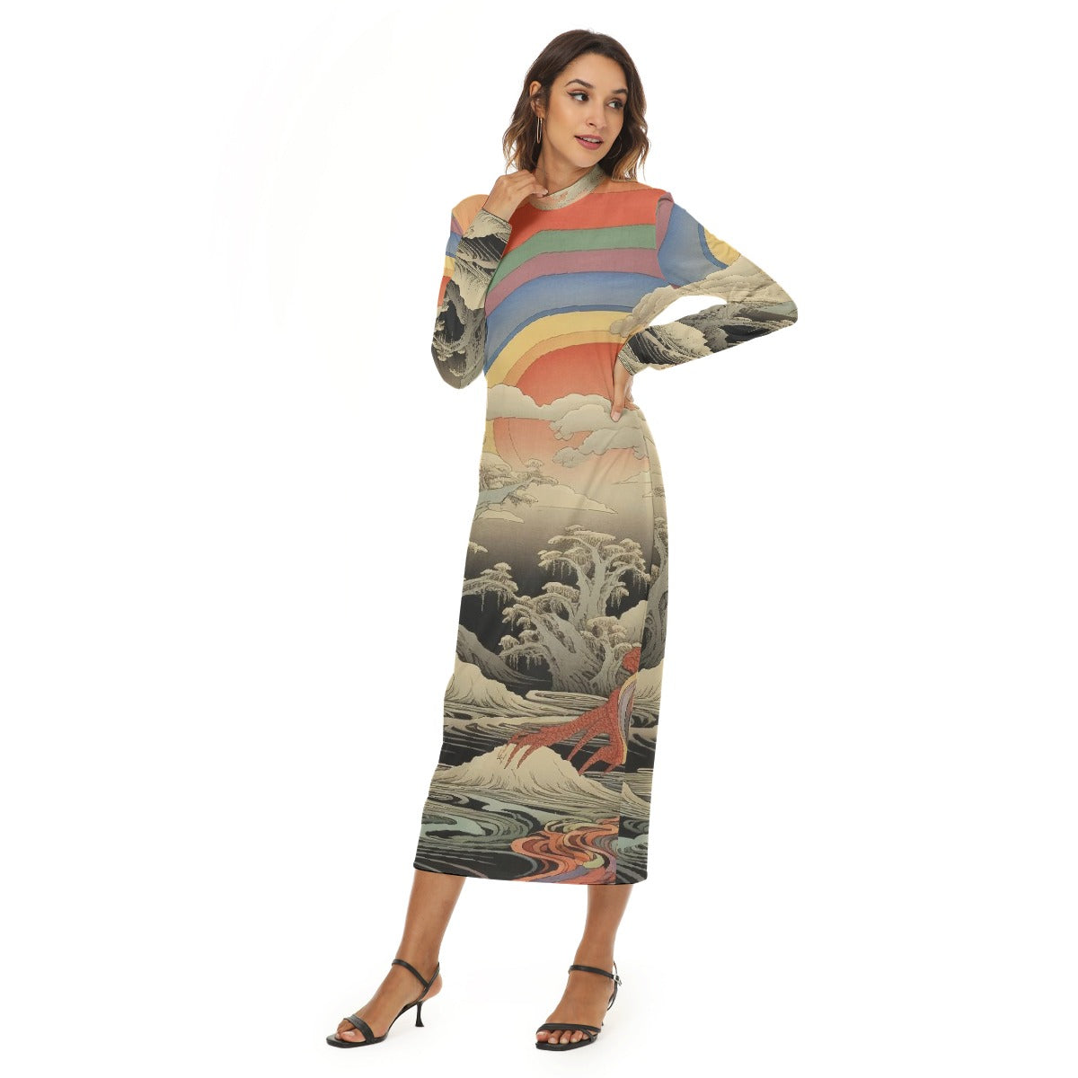 All-Over Print Women's Hip Dress