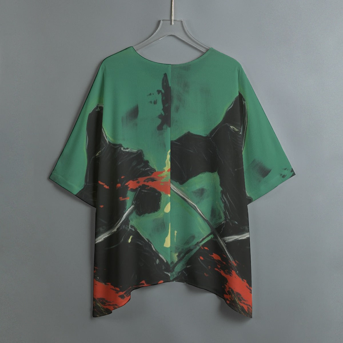 All-Over Print Women's Bat Sleeve Shirt