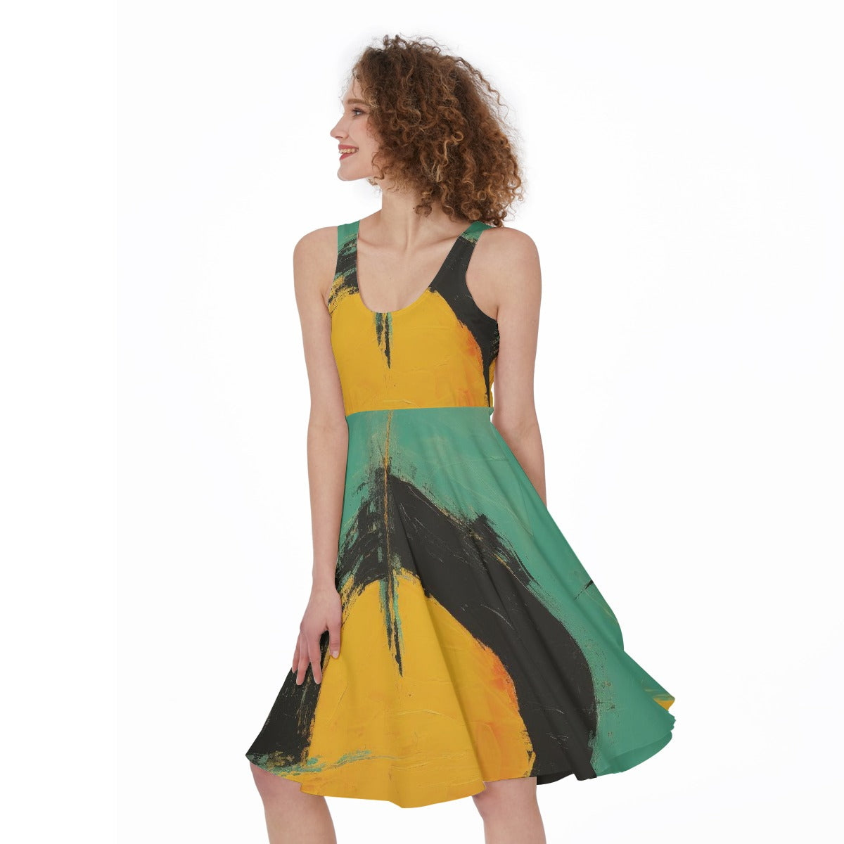 All-Over Print Women's Sleeveless Dress