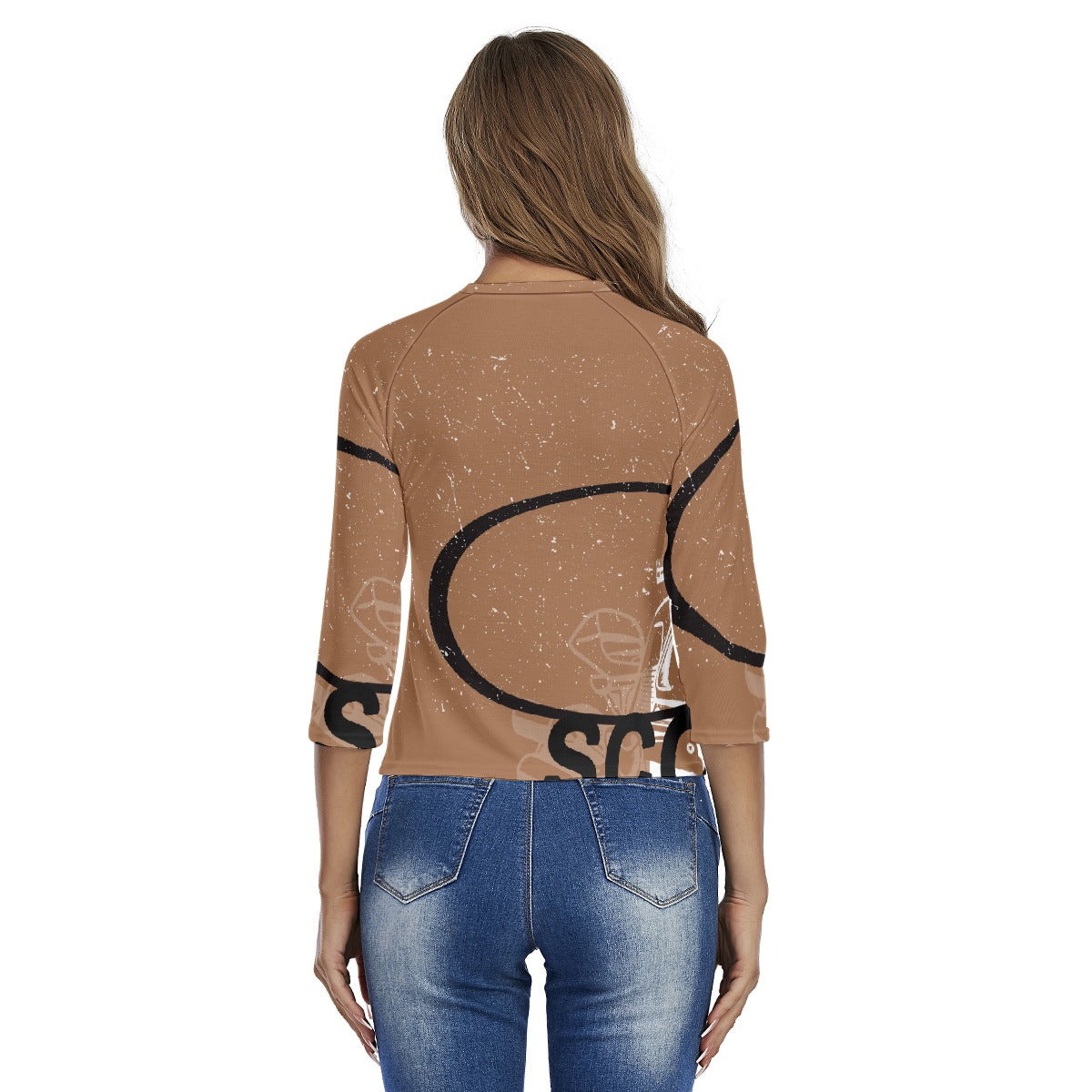 All-Over Print Women's Raglan Sleeves T-shirts