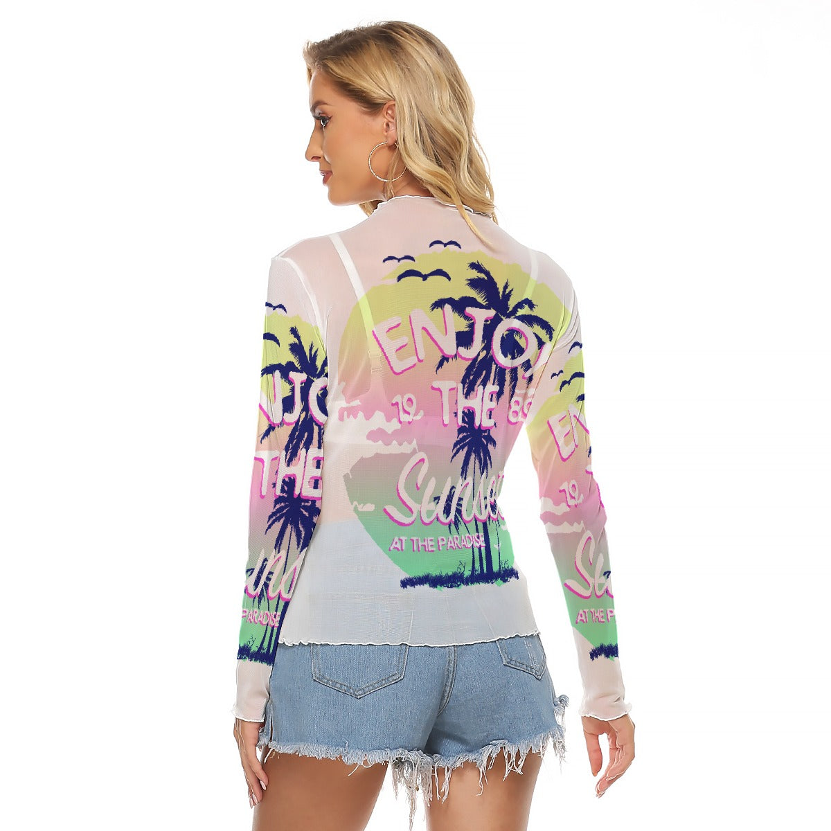 All-Over Print Women's Mesh T-shirt