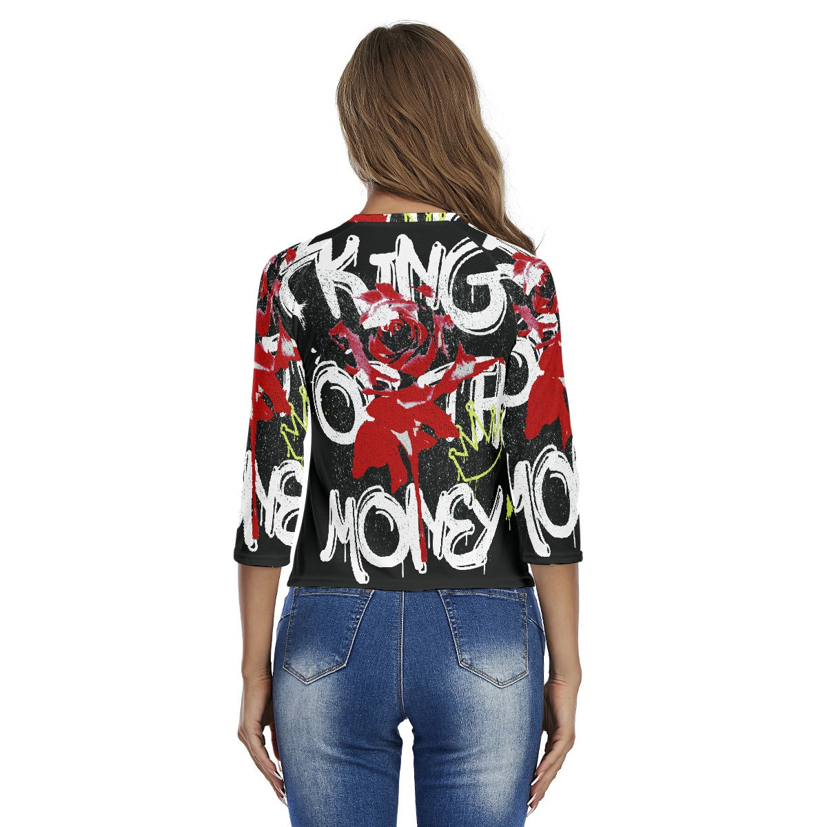 All-Over Print Women's Raglan Sleeves T-shirts