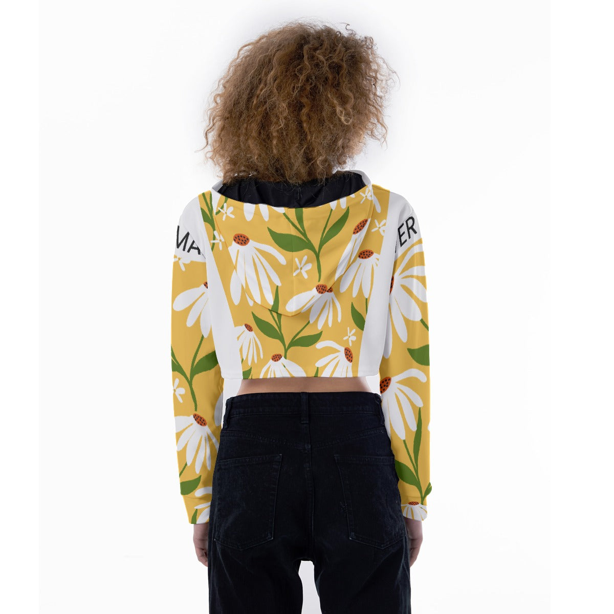 All-Over Print Women's Crop Top Hoodie