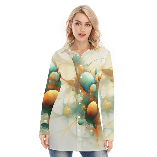 All-Over Print Women's Long Shirt