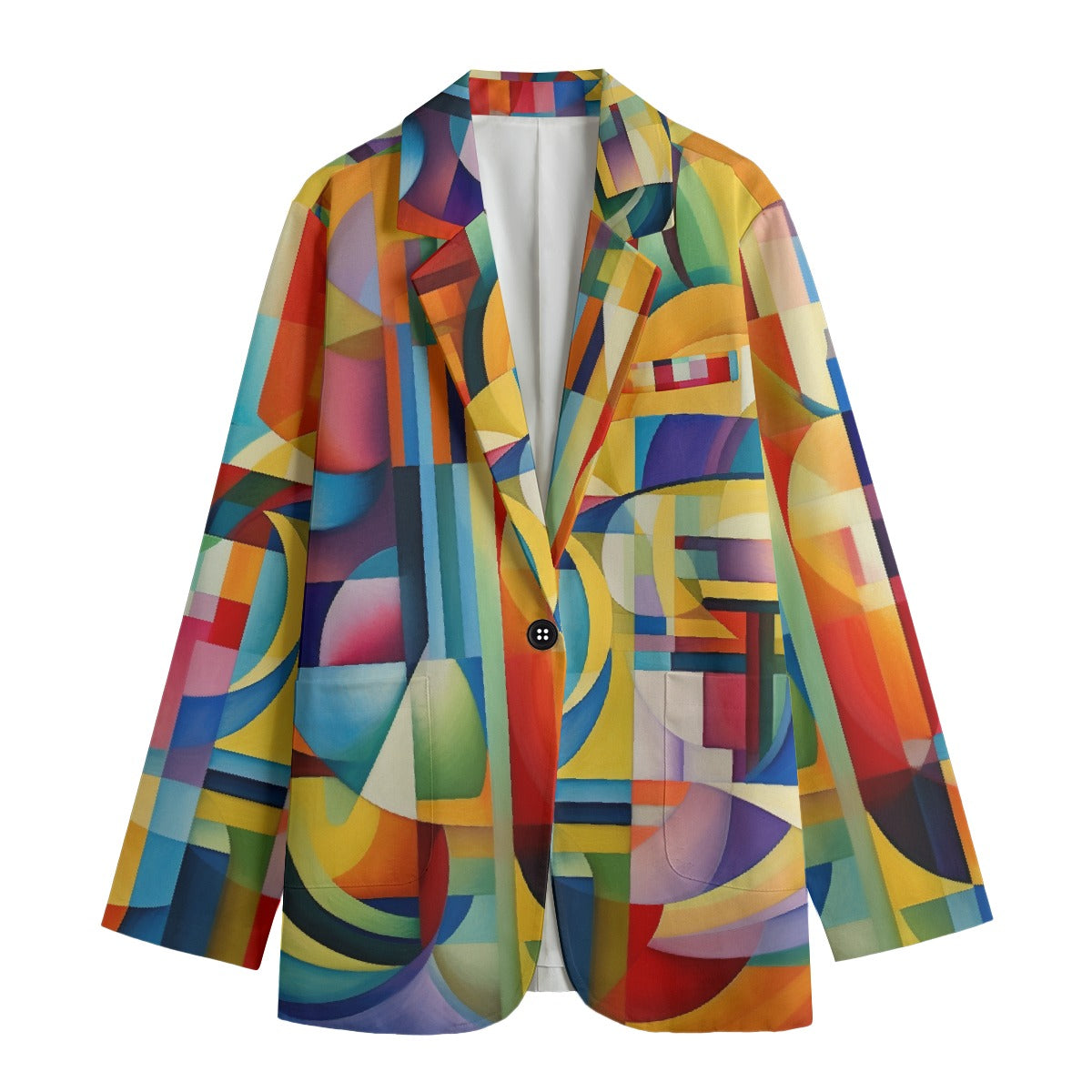 All-Over Print Women's Leisure Blazer