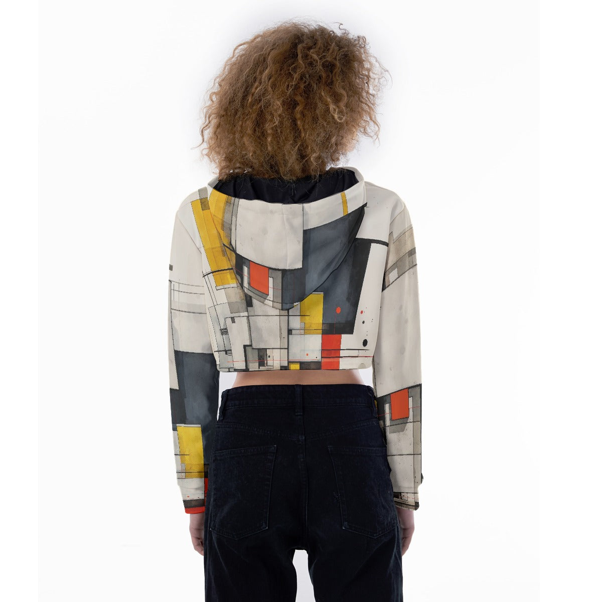 All-Over Print Women's Crop Top Hoodie