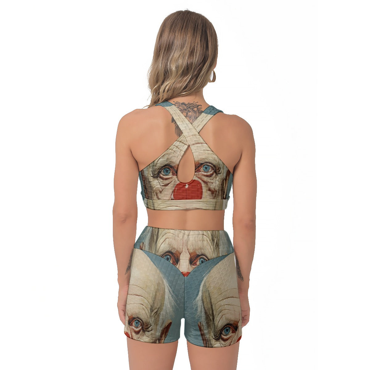 All-Over Print Women's Sports Bra Suit