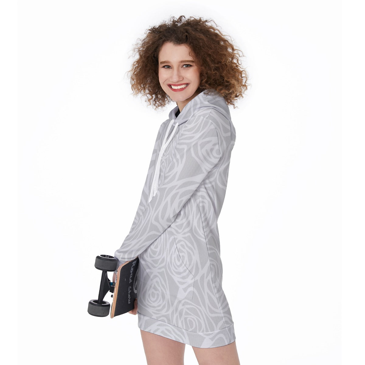 All-Over Print Women's Long Hoodie