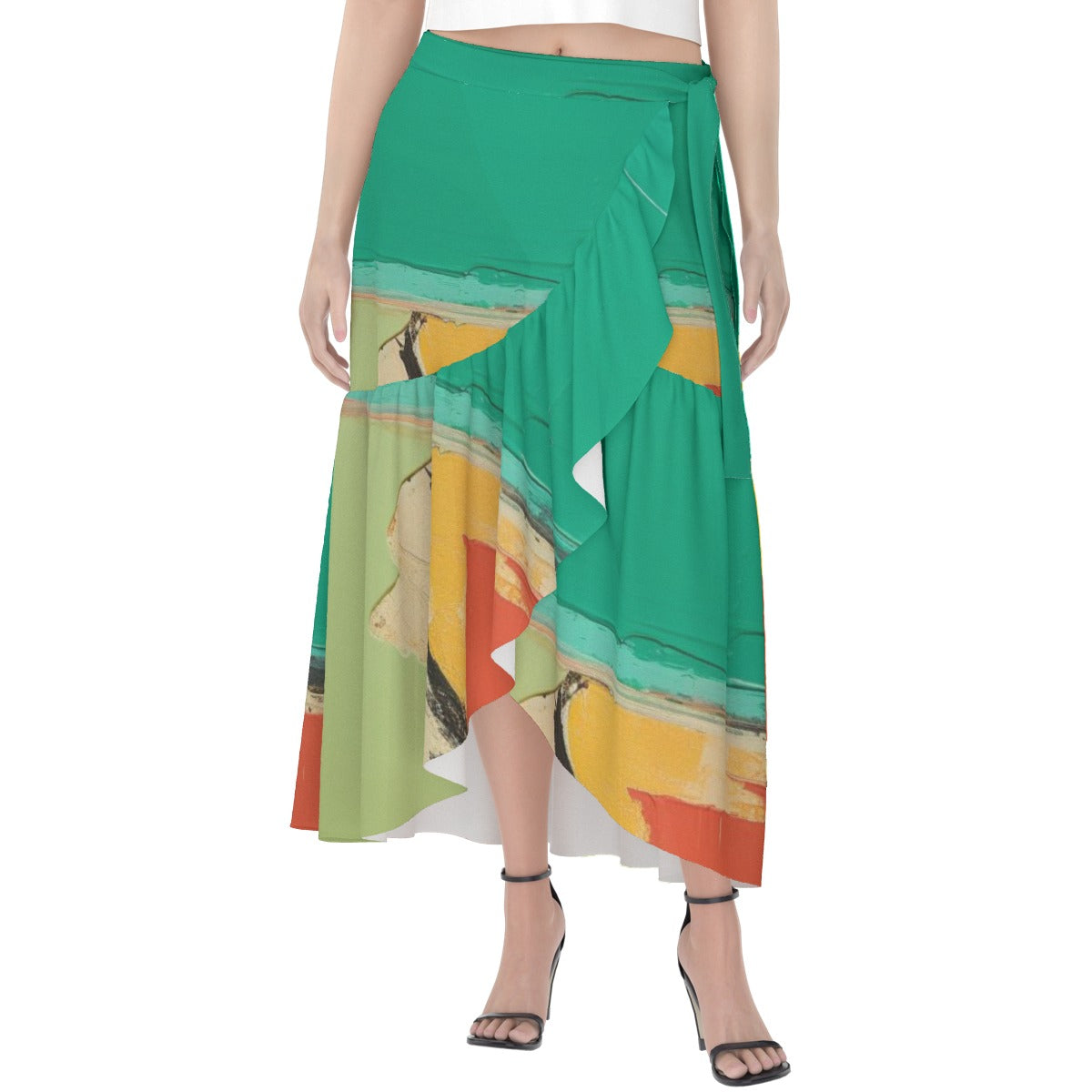 All-Over Print Women's Wrap Skirt