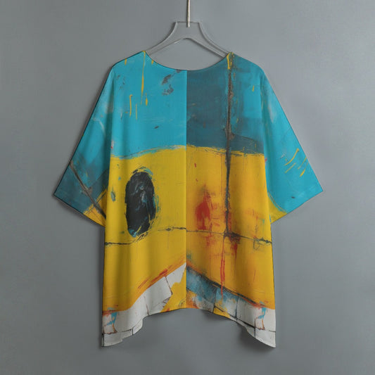 All-Over Print Women's Bat Sleeve Shirt