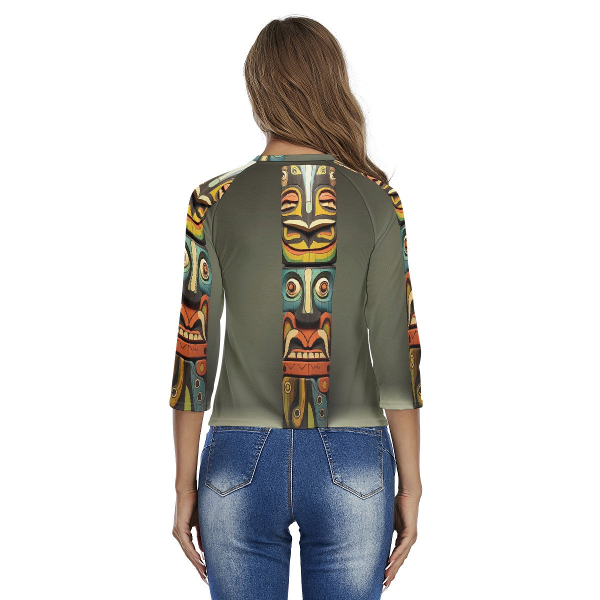 All-Over Print Women's Raglan Sleeves T-shirts