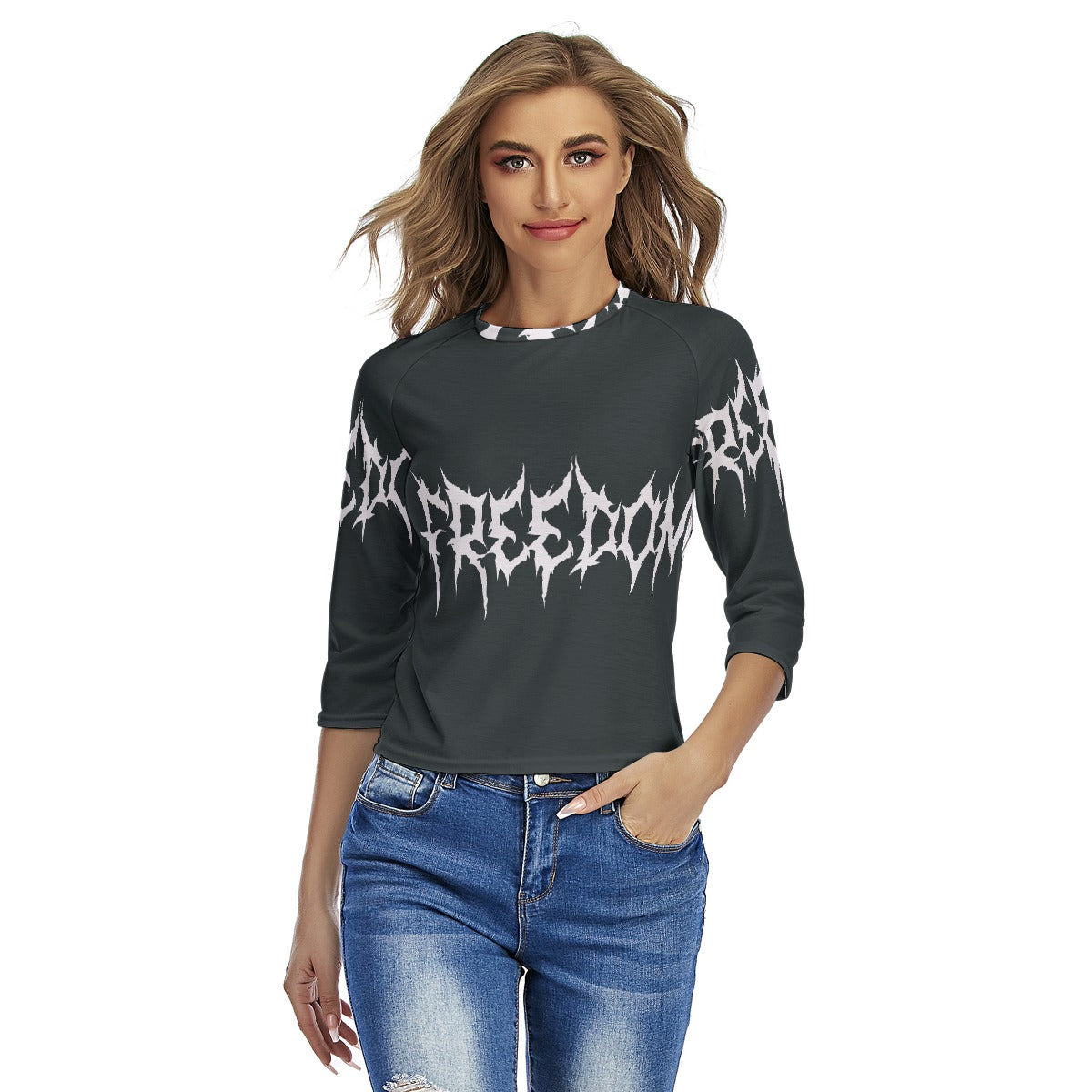 All-Over Print Women's Raglan Sleeves T-shirts