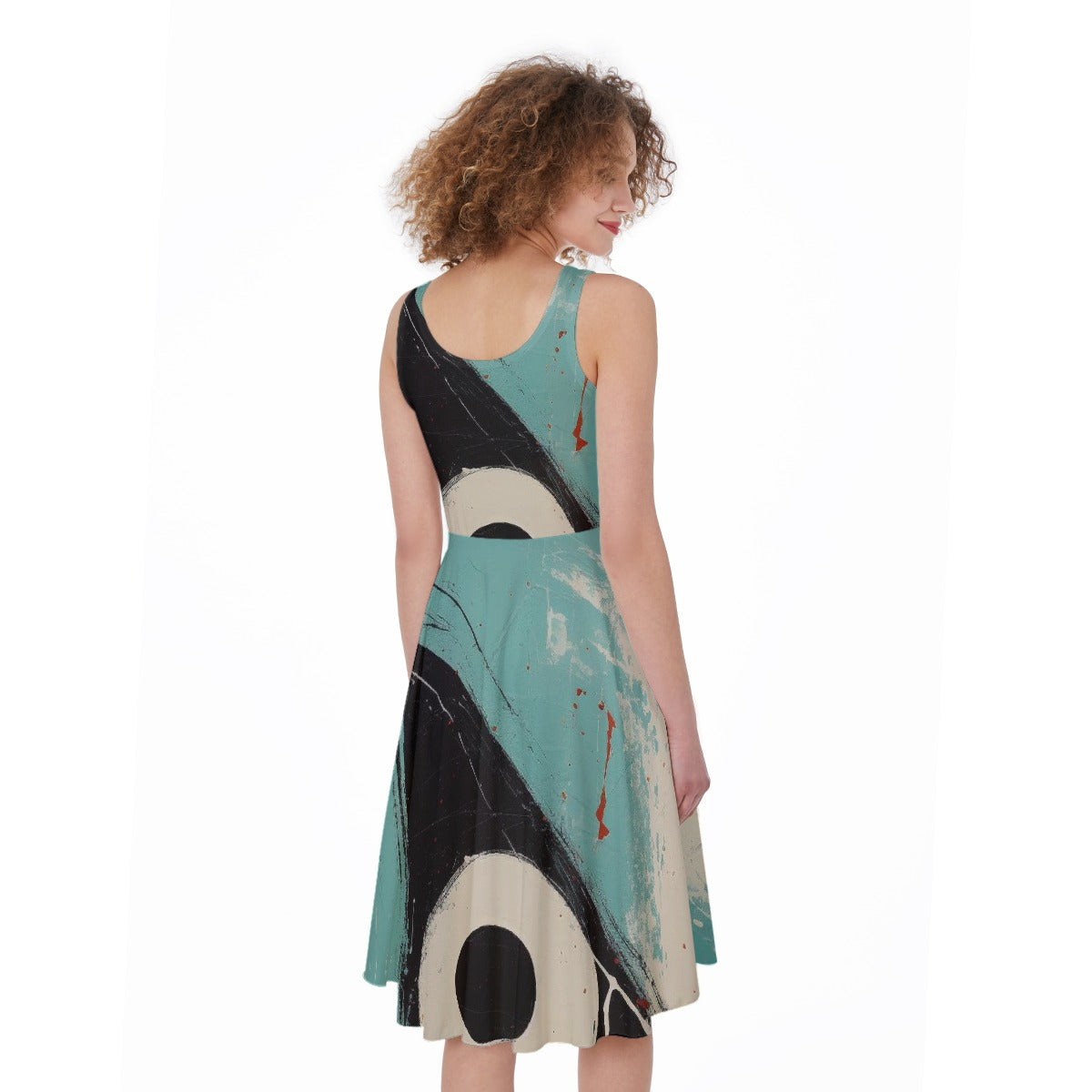 All-Over Print Women's Sleeveless Dress