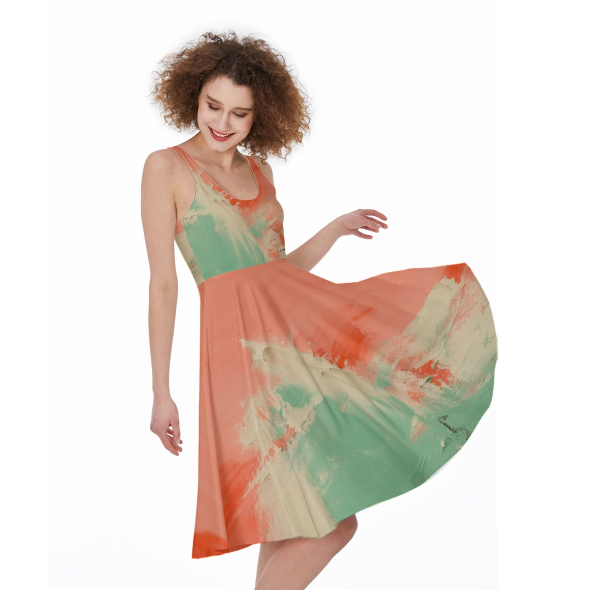 All-Over Print Women's Sleeveless Dress
