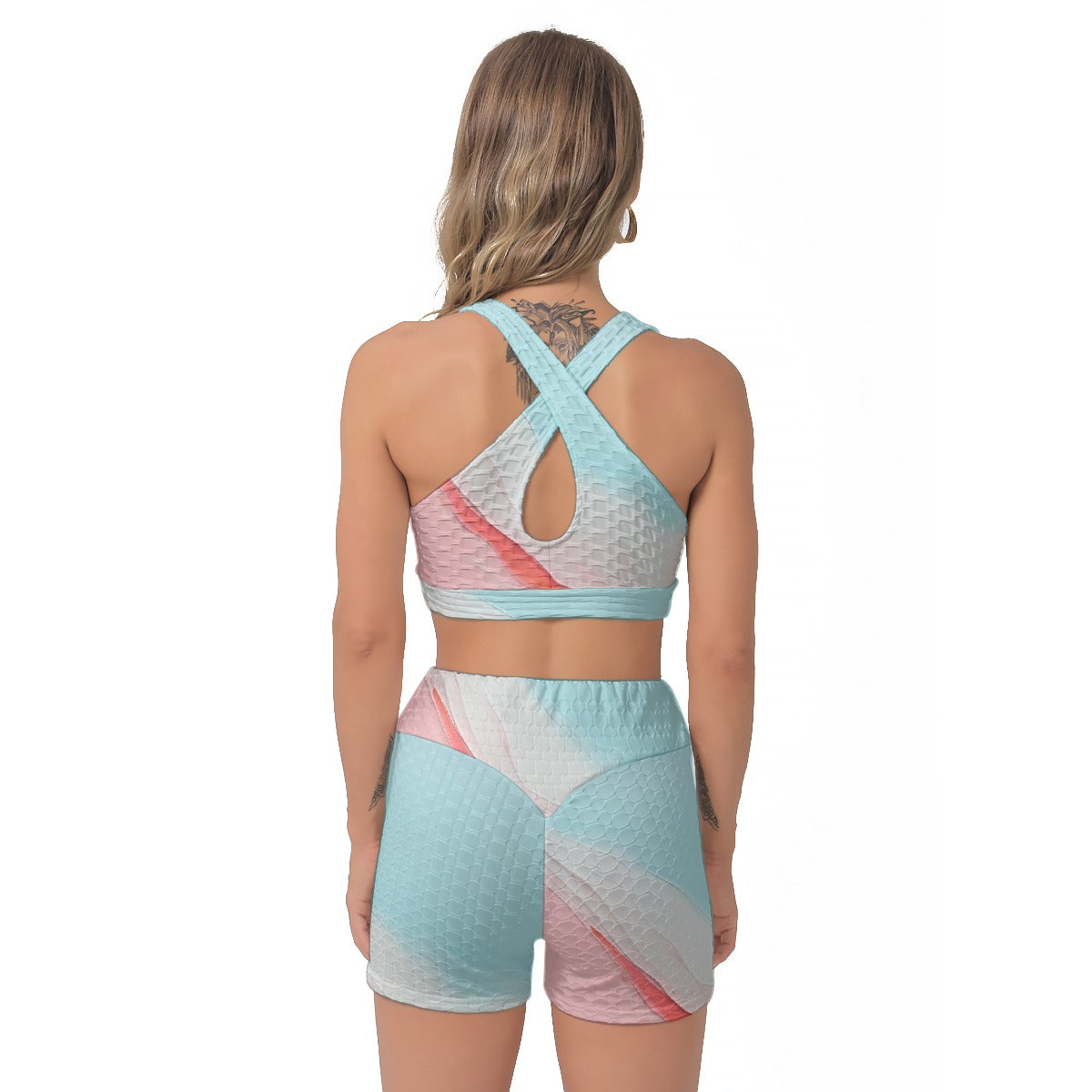All-Over Print Women's Sports Bra Suit