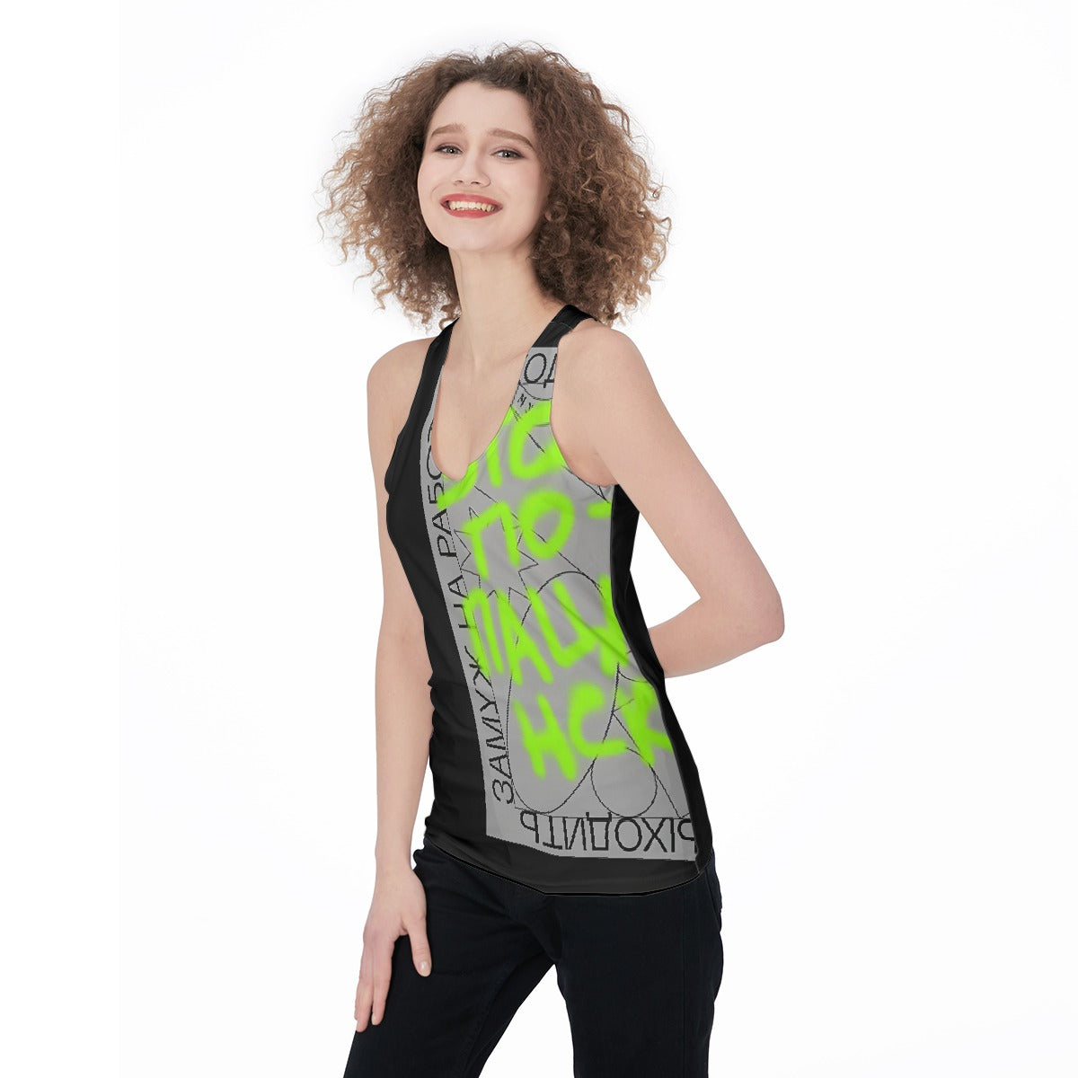 All-Over Print Women's Racerback Tank Top