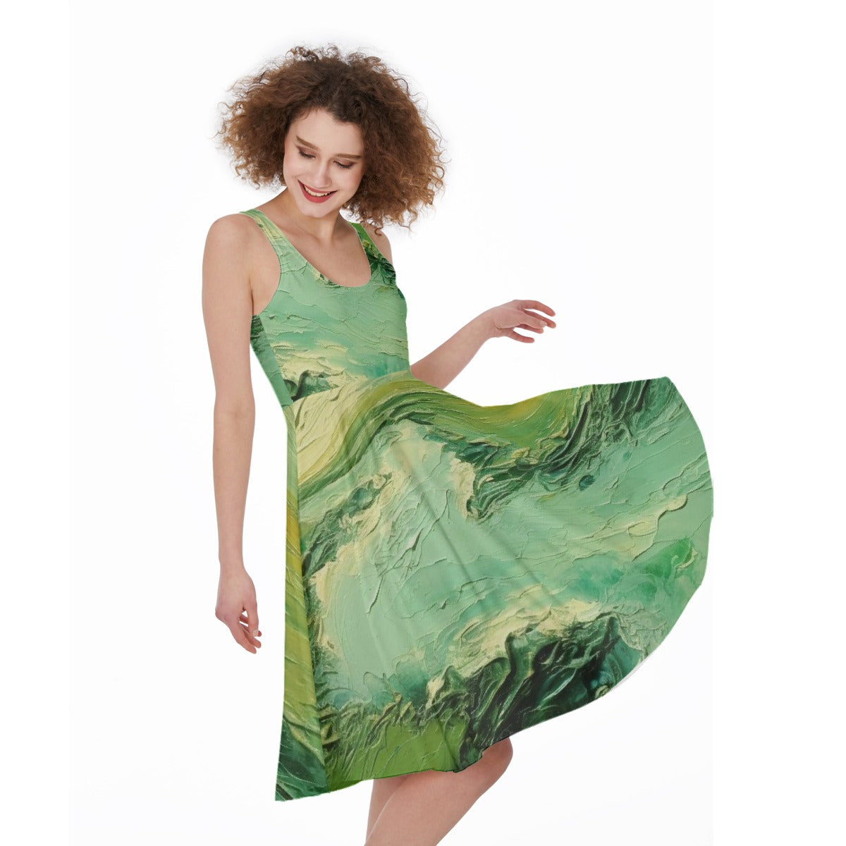 All-Over Print Women's Sleeveless Dress