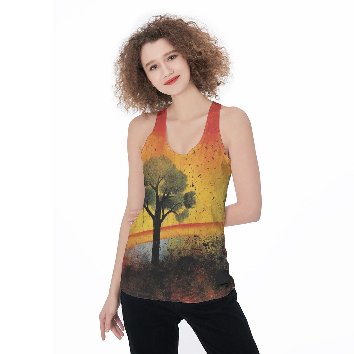 All-Over Print Women's Racerback Tank Top