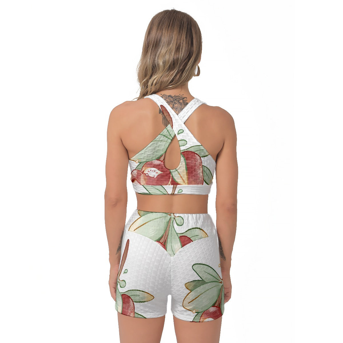All-Over Print Women's Sports Bra Suit