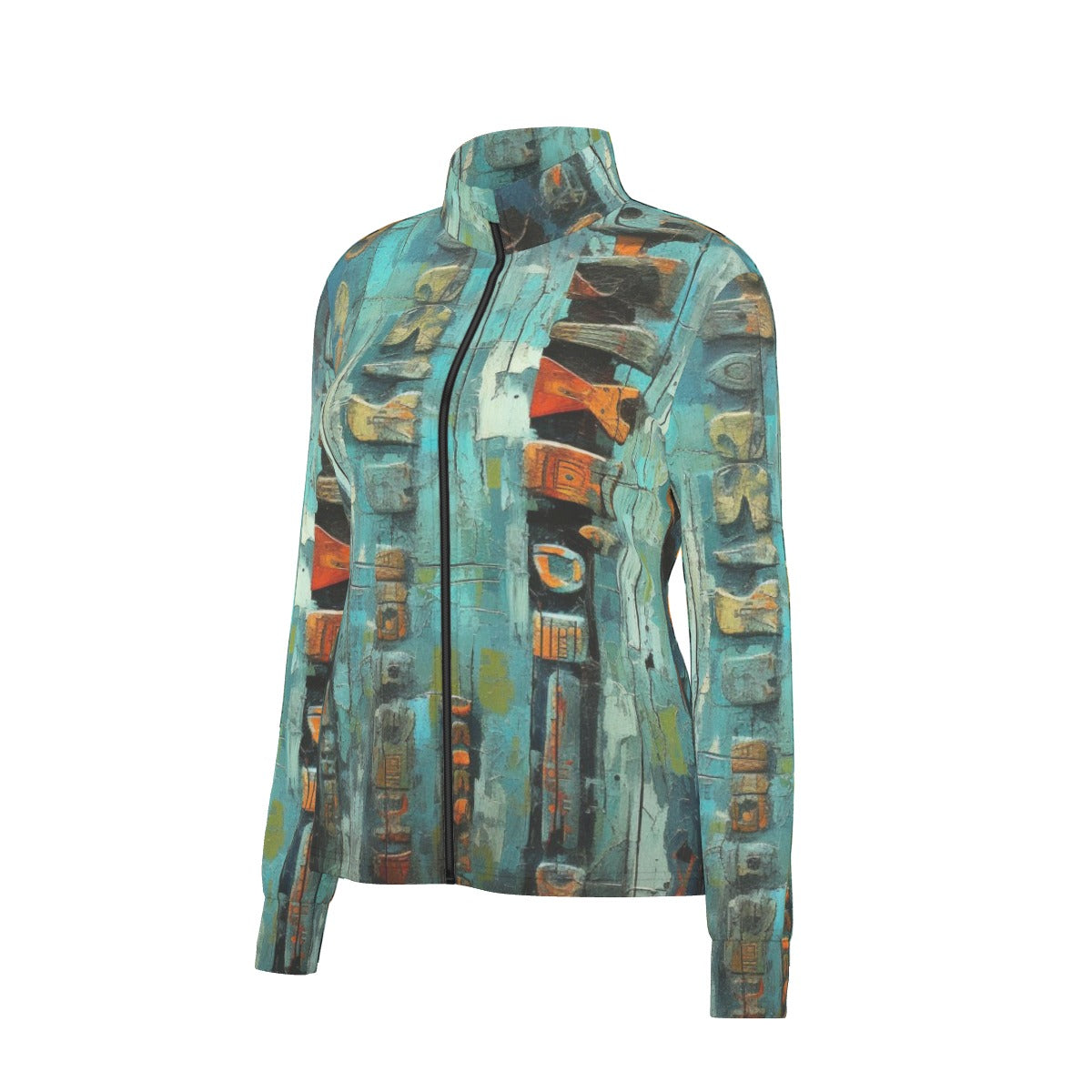 All-Over Print Women's Long Sleeve Thumbhole Jacket
