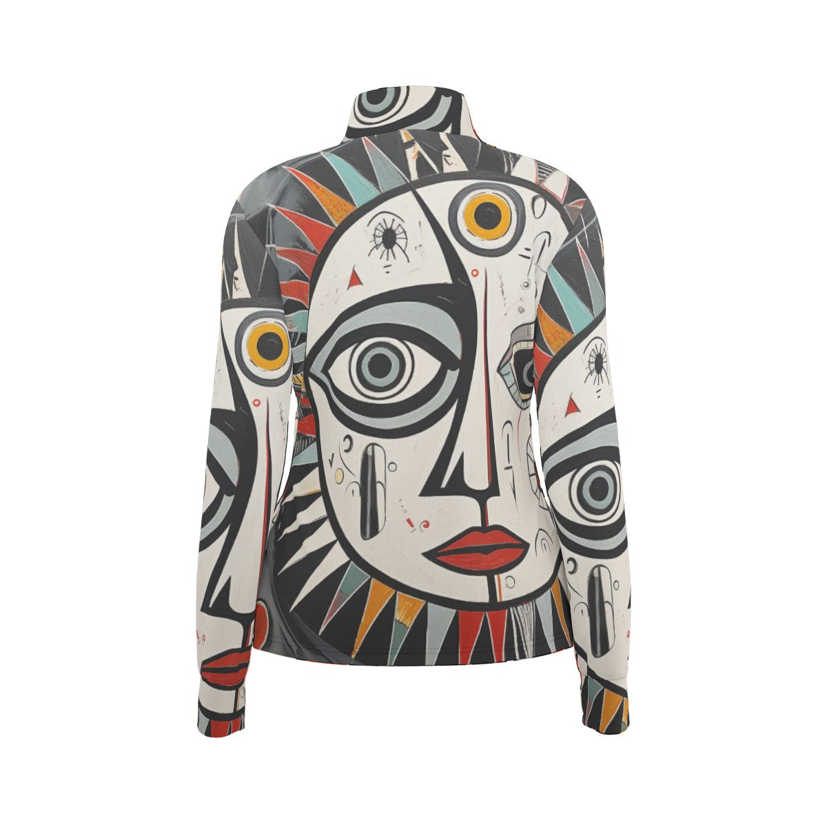 All-Over Print Women's Long Sleeve Thumbhole Jacket