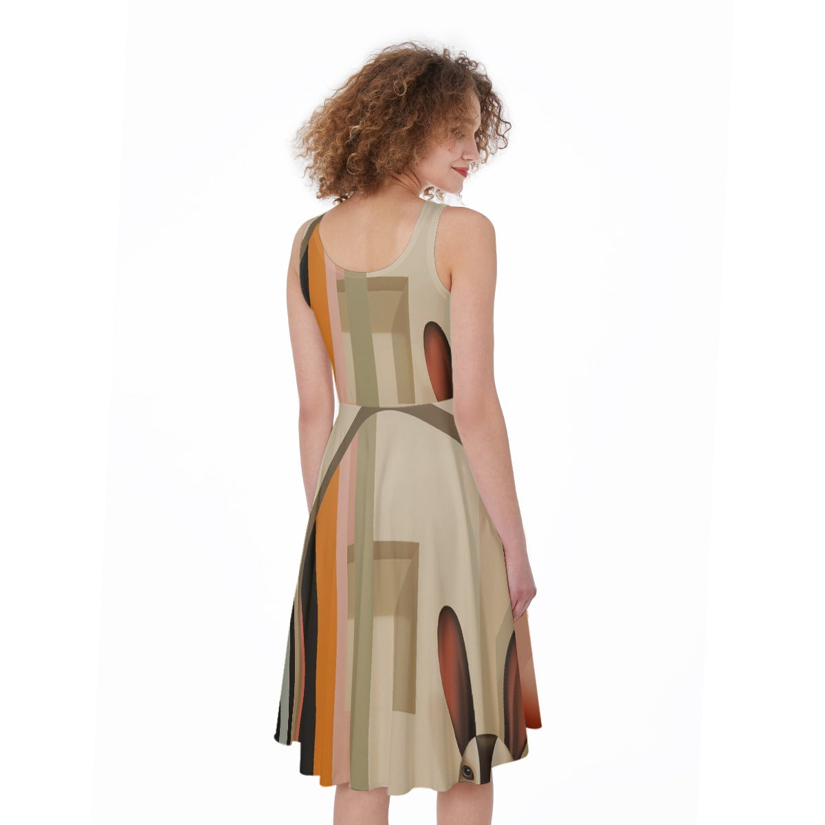 All-Over Print Women's Sleeveless Dress