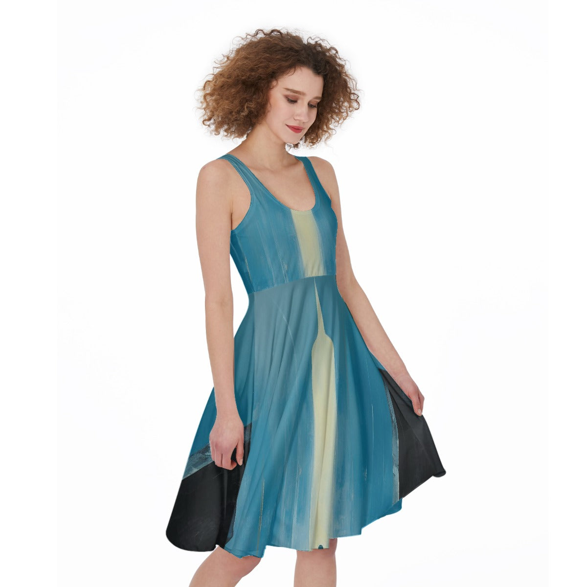 All-Over Print Women's Sleeveless Dress