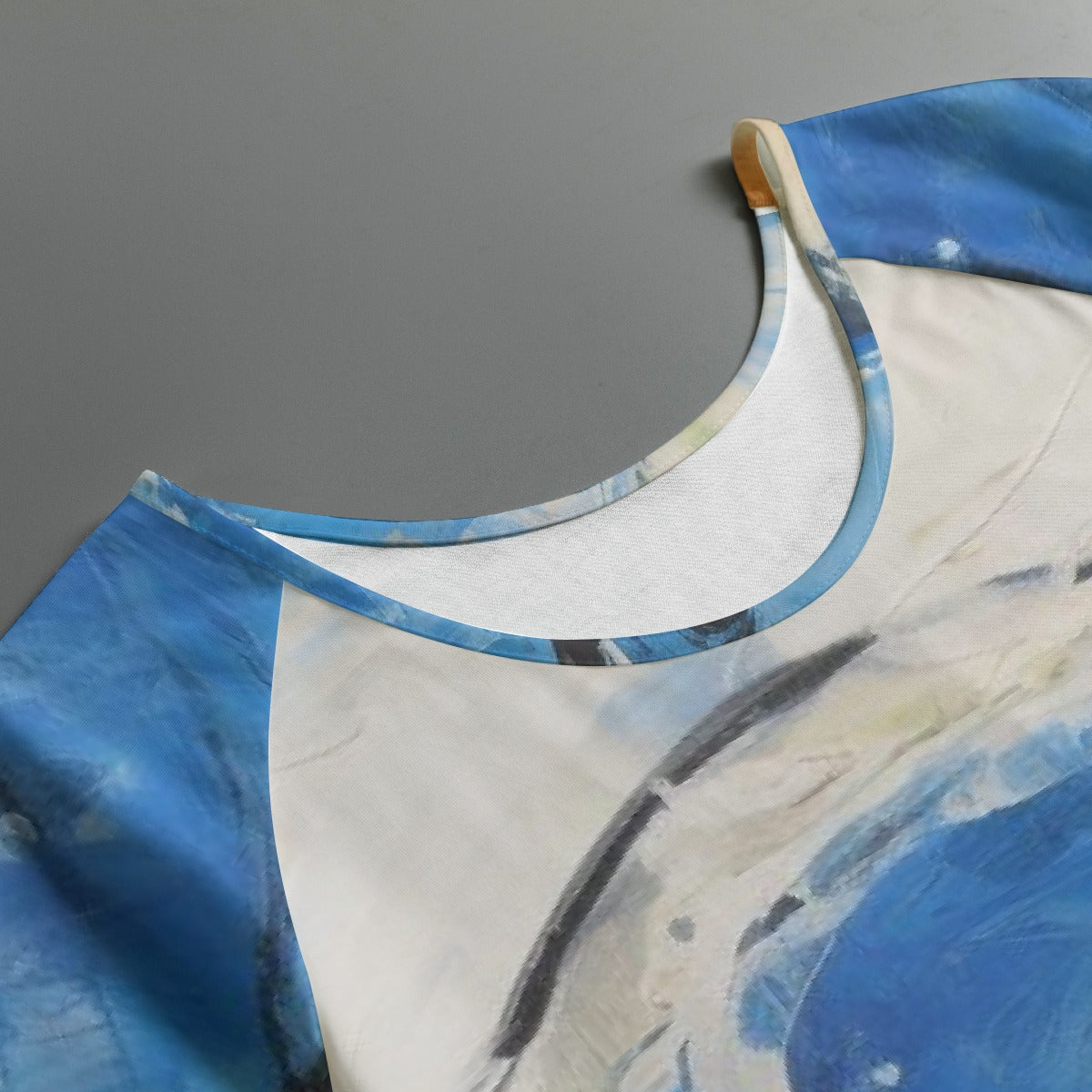 All-Over Print Women's Round Neck T-shirt With Raglan Sleeve