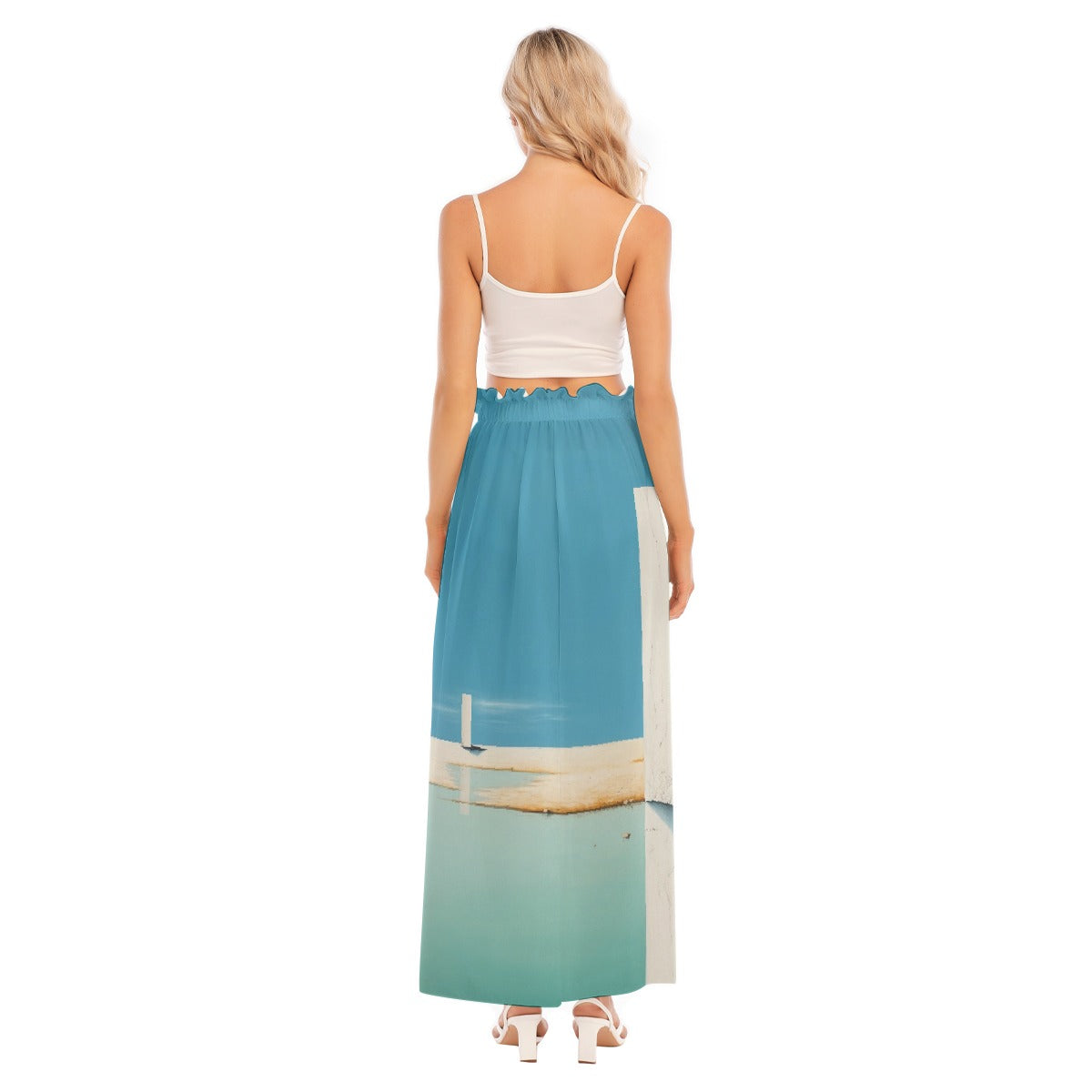 All-Over Print Women's Side Split Skirt