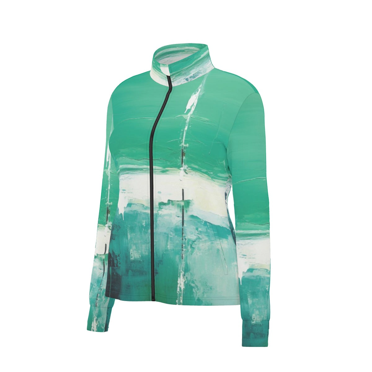 All-Over Print Women's Long Sleeve Thumbhole Jacket